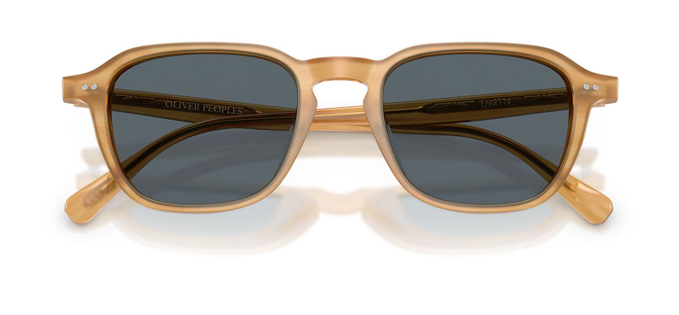 Oliver Peoples OV5598SU Emryn Sunglasses - Semi-Matte Goldwood / Blue