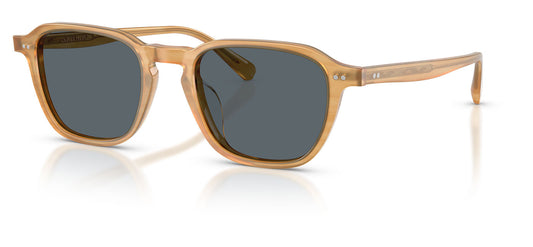 Oliver Peoples OV5598SU Emryn Sunglasses - Semi-Matte Goldwood / Blue