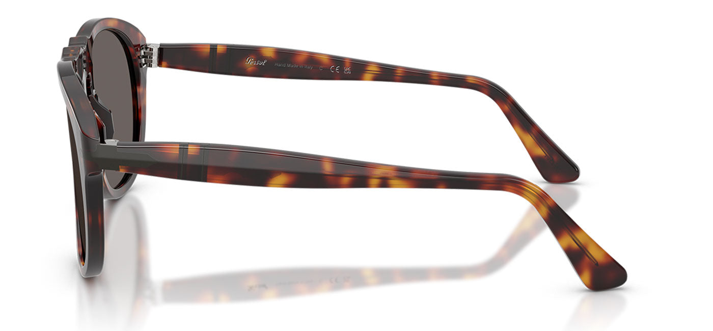 Persol PO0649NE Sunglasses - Havana / Dark Grey
