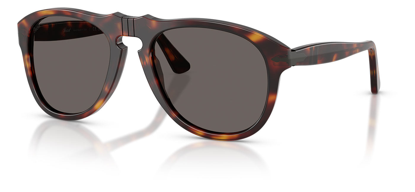 Persol PO0649NE Sunglasses - Havana / Dark Grey