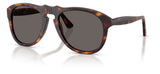 Persol PO0649NE Sunglasses - Havana / Dark Grey