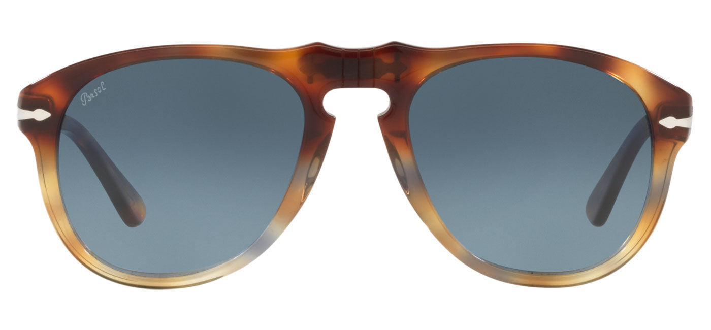 Persol PO0649 Sunglasses - Tortoise Spotted Brown / Azure Gradient Blue
