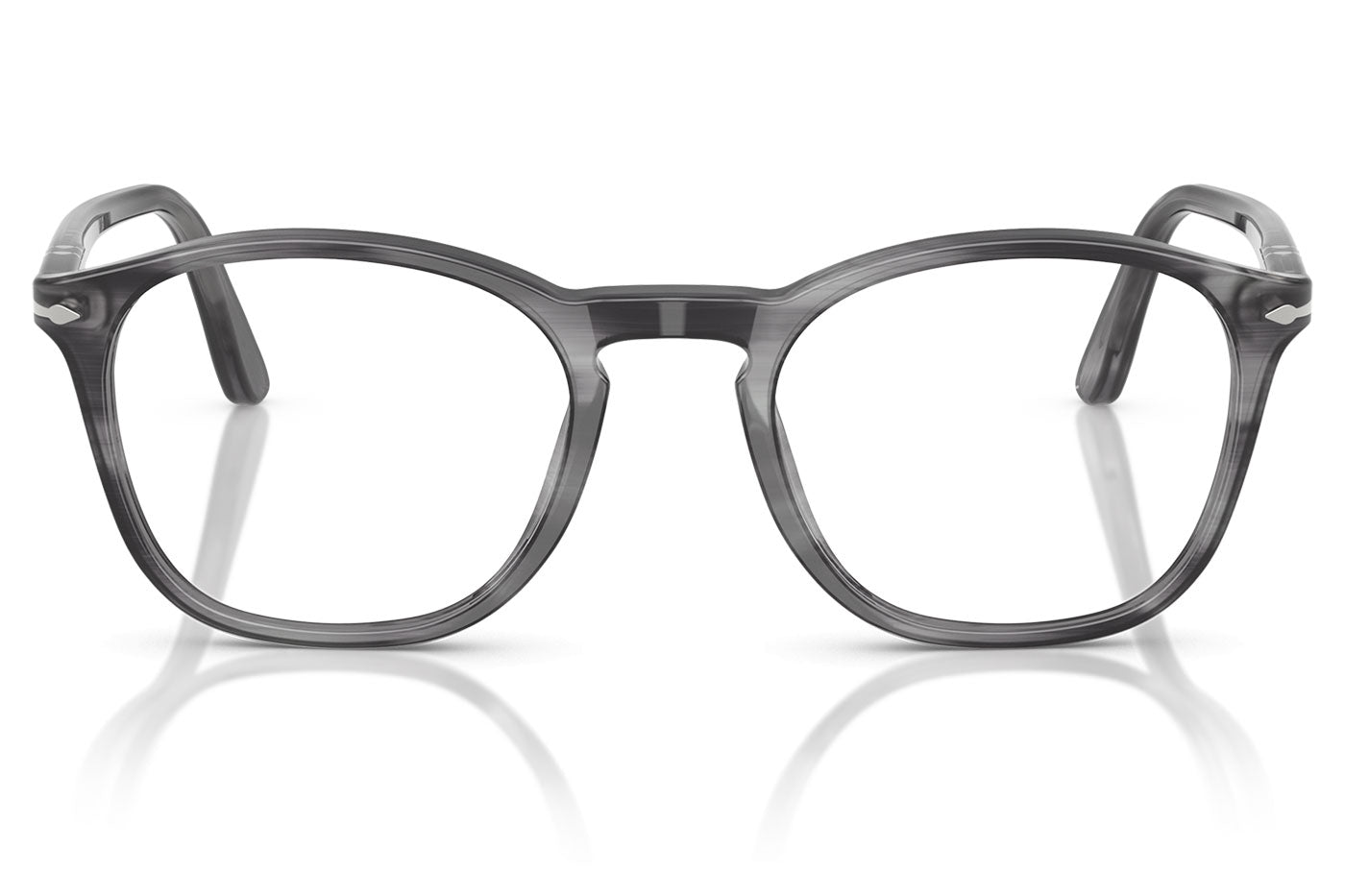 Persol PO3007V Glasses - Striped Grey