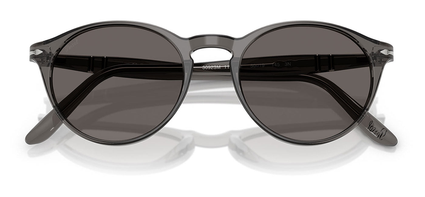 Persol PO3092SM Sunglasses - Transparent Grey / Dark Grey