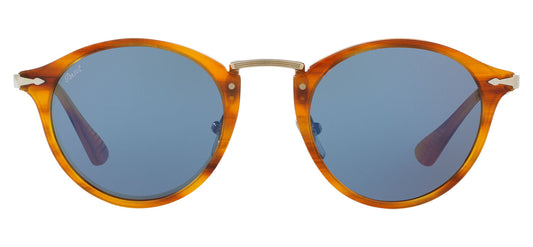 Persol PO3166S Sunglasses - Striped Brown / Light Blue