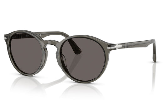 Persol PO3171S Sunglasses - Taupe Grey Transparent / Dark Grey