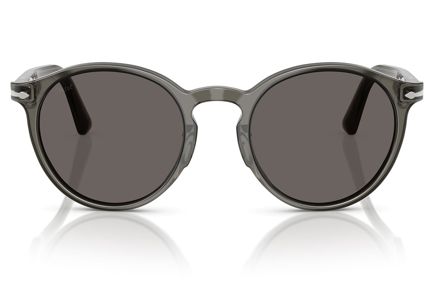 Persol PO3171S Sunglasses - Taupe Grey Transparent / Dark Grey