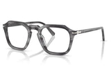 Persol PO3292V Glasses - Striped Grey