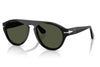 Persol PO3370S Sunglasses - Black / Green