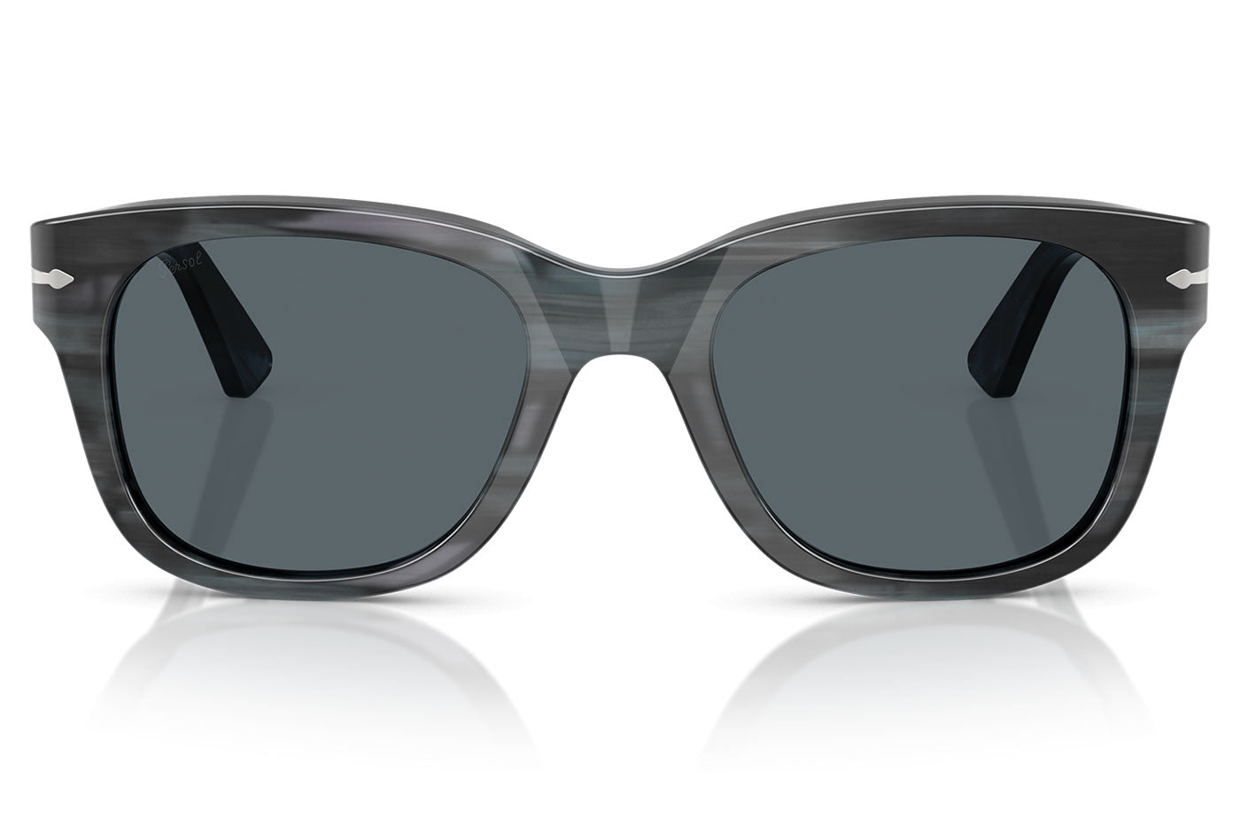 Persol PO3372S Sunglasses - Striped Grey / Blue