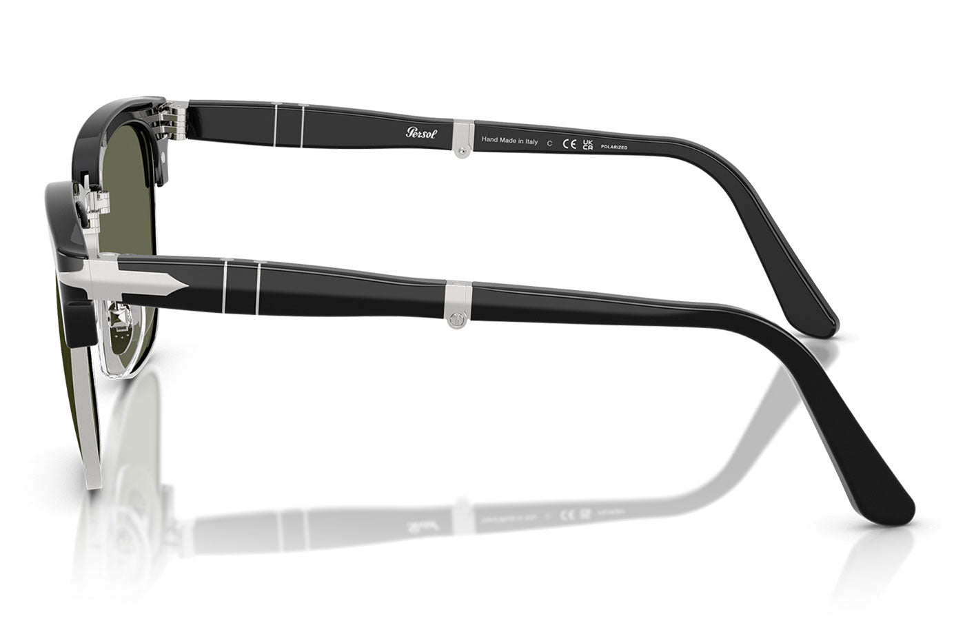Persol PO3375S Sunglasses - Black / Polar Green