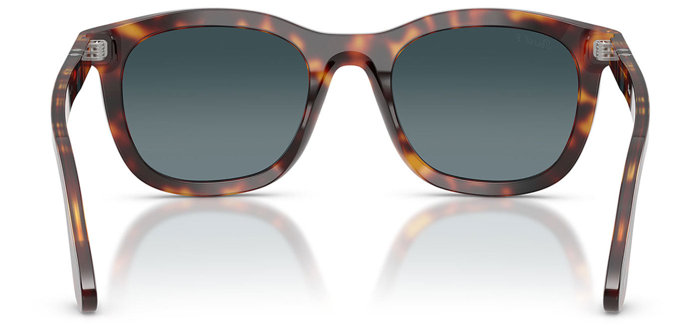 Persol PO3395S Sunglasses - Havana / Light Blue Gradient Dark Blue