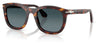Persol PO3395S Sunglasses - Havana / Light Blue Gradient Dark Blue