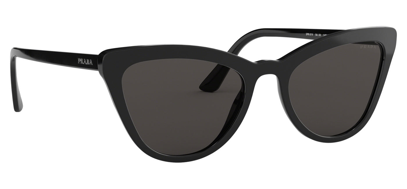 Prada PR 01VS Sunglasses - Black / Dark Grey