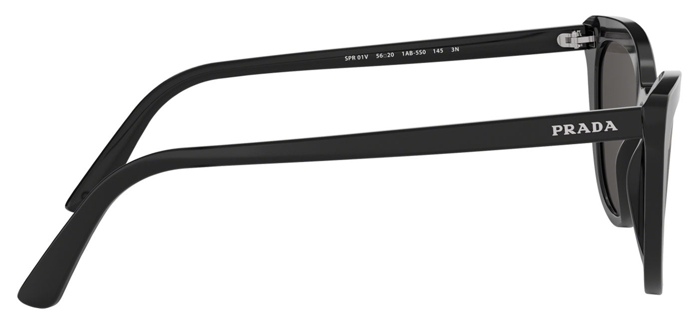 Prada PR 01VS Sunglasses - Black / Dark Grey