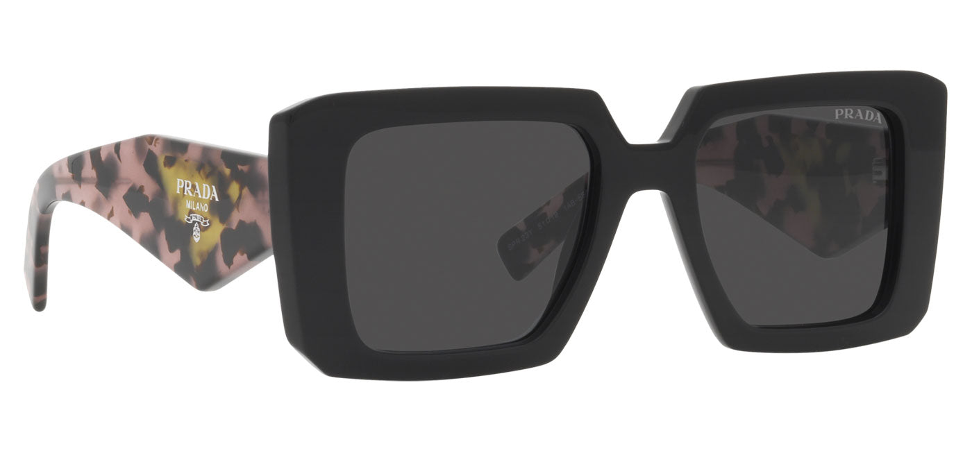 Prada PR 23YS Sunglasses - Black / Dark Grey