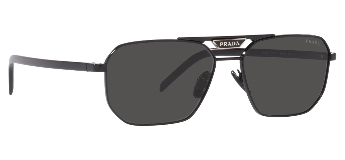 Prada PR 58YS Sunglasses - Black / Dark Grey