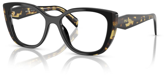 Prada PR B04V Glasses - Black/Medium Tortoise