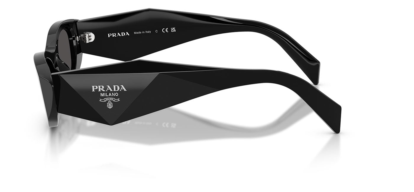 Prada PR B16S Sunglasses - Black / Dark Grey