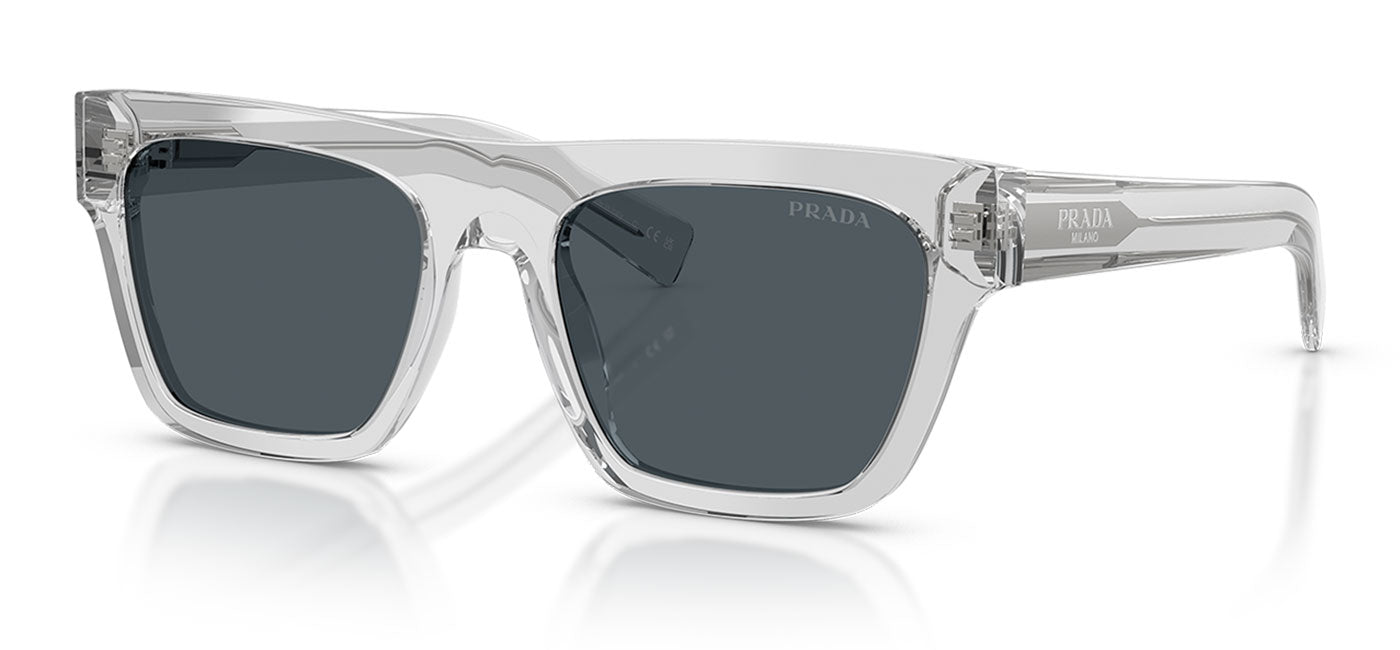 Prada PR C03S Sunglasses - Crystal Grey / Dark Grey