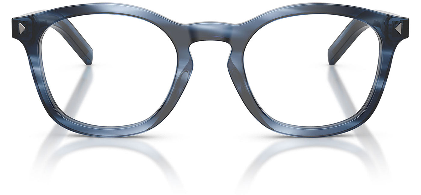 Prada PR C04V Glasses - Striped Blue