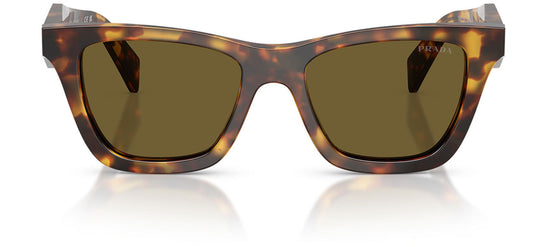 Prada PR C07S Sunglasses - Honey Tortoise / Dark Brown