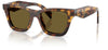 Prada PR C07S Sunglasses - Honey Tortoise / Dark Brown