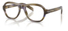 Prada PR C12V Glasses - Striped Lagoon