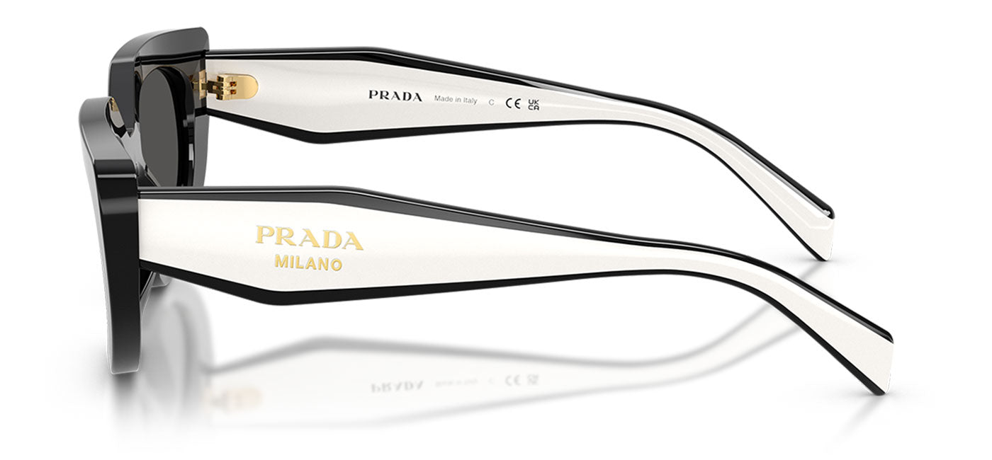 Prada PR D02S Sunglasses - Black / Dark Grey