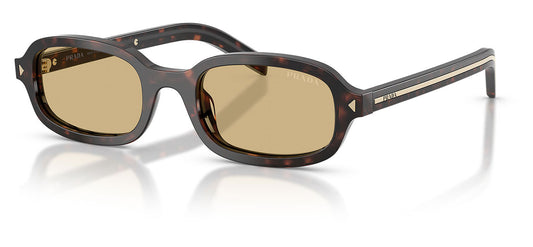 Prada PR D06S Sunglasses - Root Tortoise / Light Brown