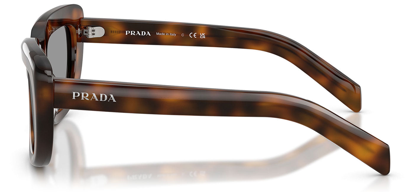 Prada PR D07S Sunglasses - Juniper Tortoise / Grey