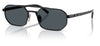 Prada PR D53S Sunglasses - Satin Black / Dark Grey