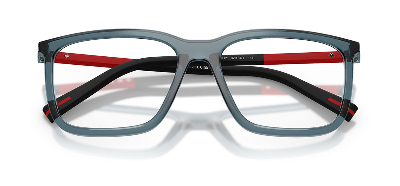 Prada Linea Rossa PS 01SV Glasses - Blue Transparent