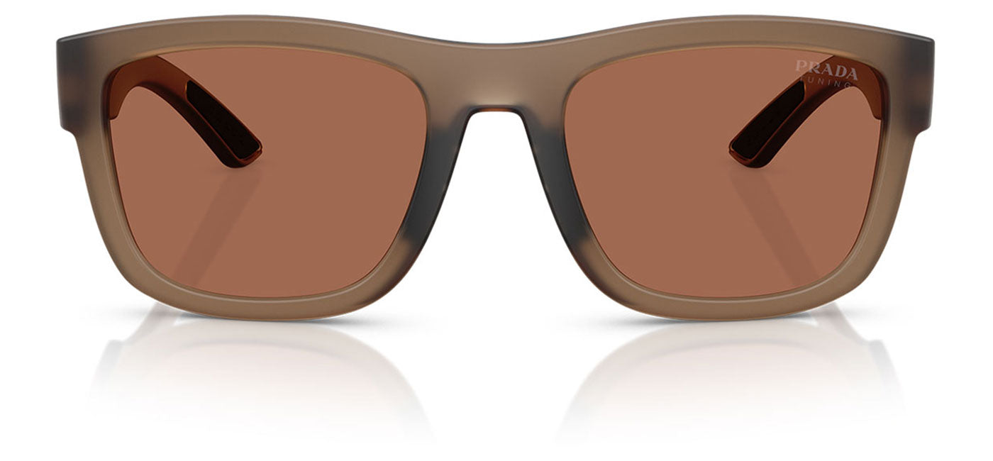 Prada Linea Rossa PS 01ZS Sunglasses - Transparent Brown / Brown Tuning