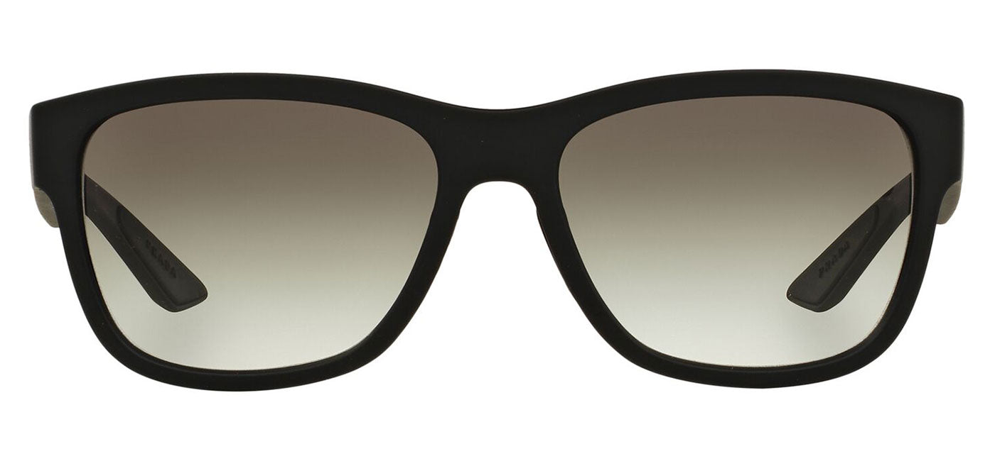 Prada Linea Rossa PS 03QS Sunglasses - Black Rubber / Grey Gradient