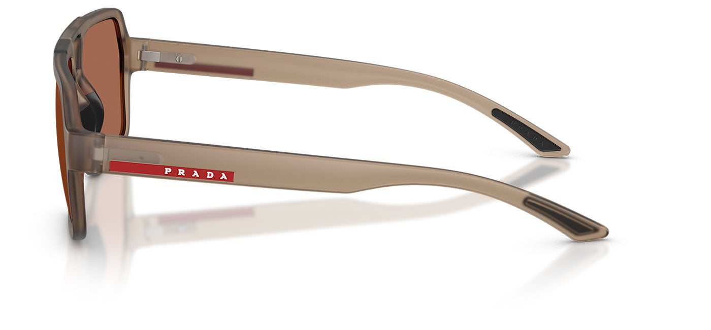 Prada Linea Rossa PS A06S Sunglasses - Transparent Brown / Brown Tuning