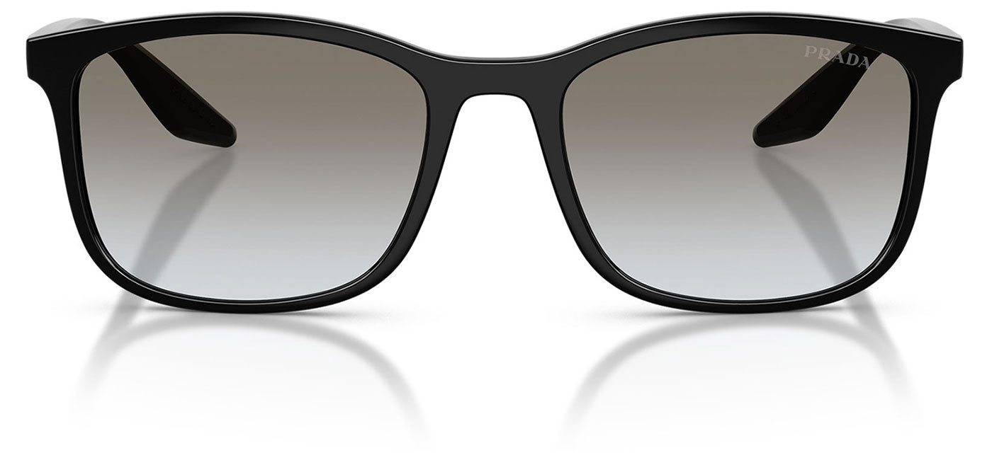 Prada Linea Rossa PS A08S Sunglasses - Black / Grey Gradient