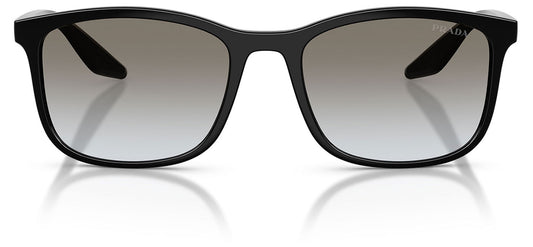 Prada Linea Rossa PS A08S Sunglasses - Black / Grey Gradient