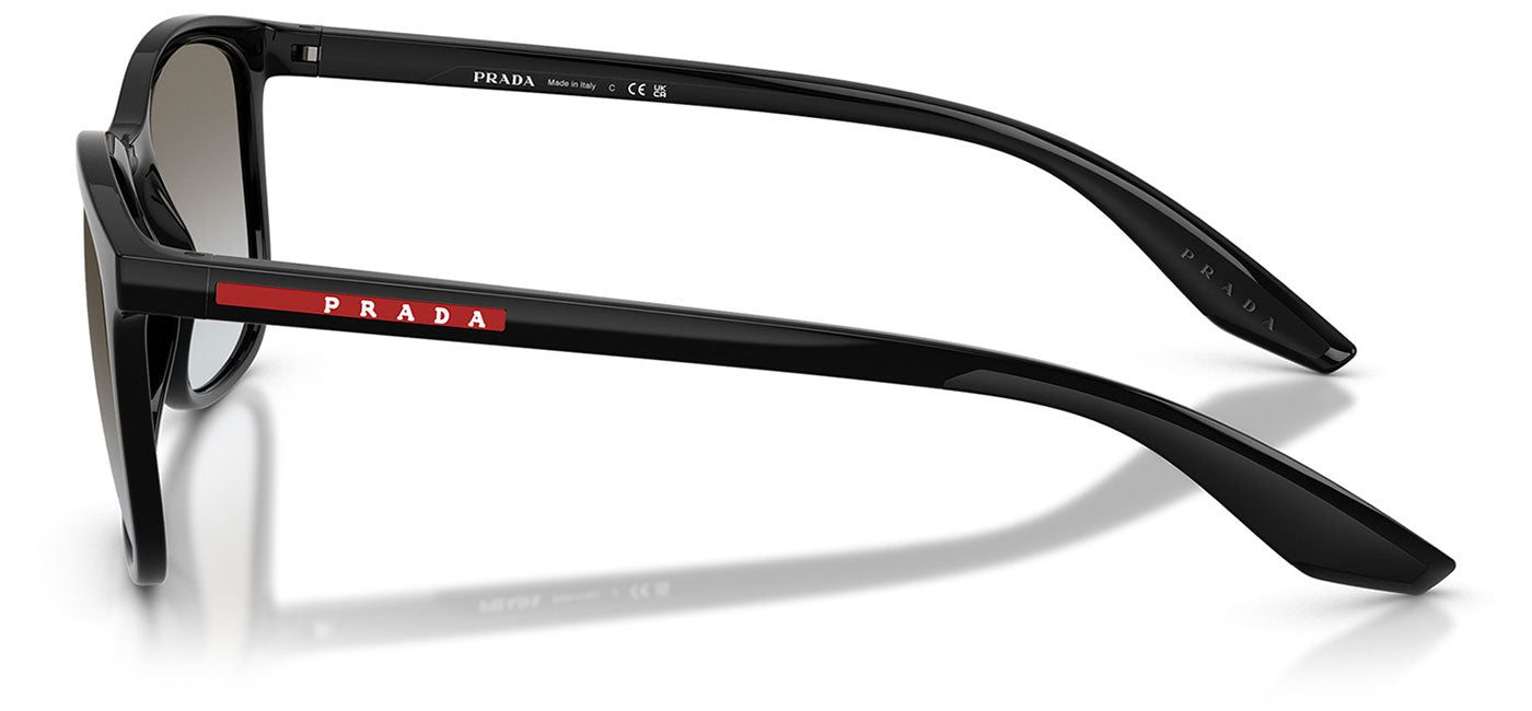 Prada Linea Rossa PS A08S Sunglasses - Black / Grey Gradient
