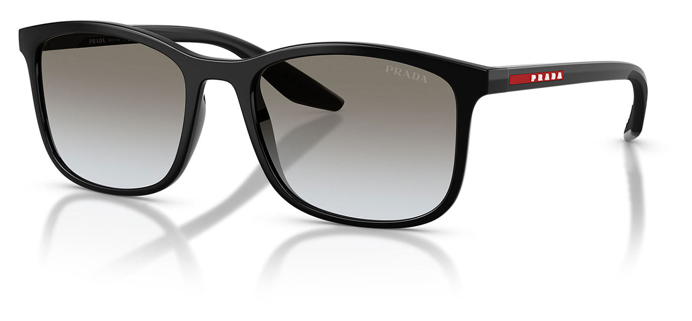 Prada Linea Rossa PS A08S Sunglasses - Black / Grey Gradient