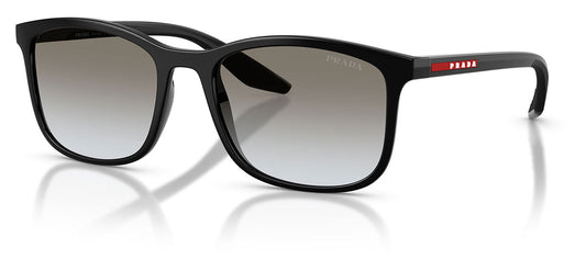 Prada Linea Rossa PS A08S Sunglasses - Black / Grey Gradient