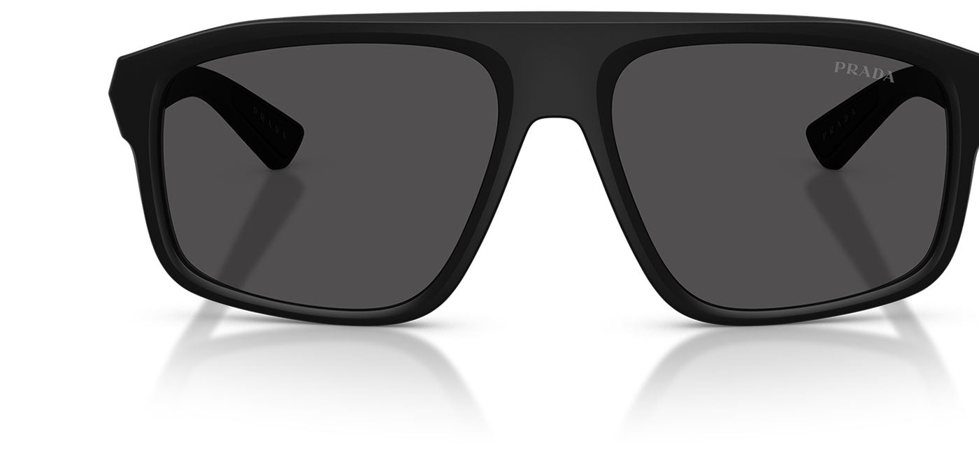 Prada Linea Rossa PS B02S Sunglasses - Matte Black / Dark Grey