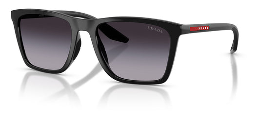 Prada Linea Rossa PS B08S Sunglasses - Black / Grey Gradient