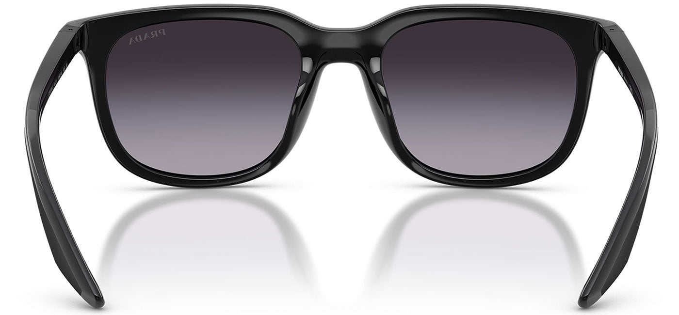 Prada Linea Rossa PS B09SU Sunglasses - Black / Grey Gradient Dark Blue