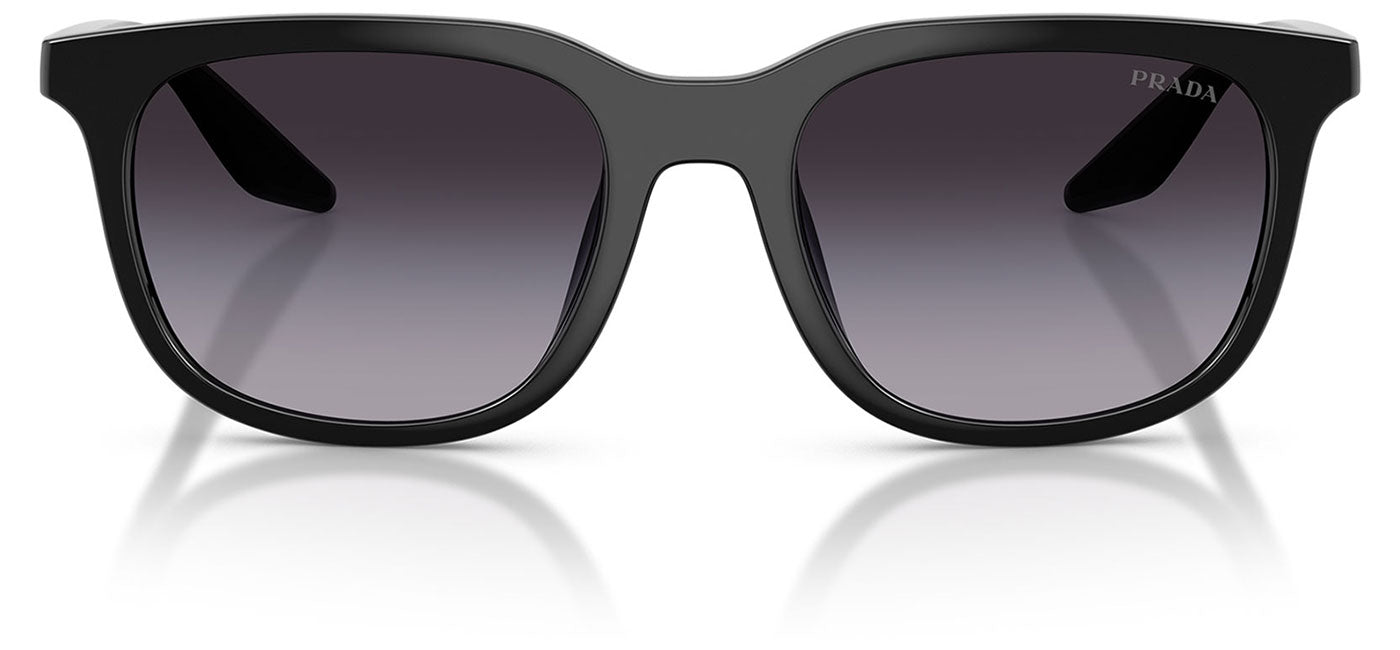 Prada Linea Rossa PS B09SU Sunglasses - Black / Grey Gradient Dark Blue