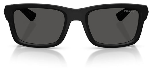 Prada Linea Rossa PS B10S Sunglasses - Matte Black / Dark Grey