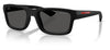Prada Linea Rossa PS B10S Sunglasses - Matte Black / Dark Grey