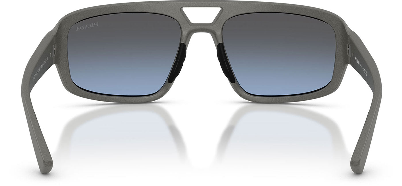Prada Linea Rossa PS B11SU Sunglasses - Metal Grey / Light Blue Mirror Silver Gradient