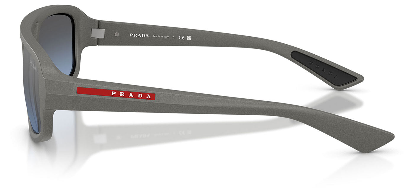 Prada Linea Rossa PS B11SU Sunglasses - Metal Grey / Light Blue Mirror Silver Gradient