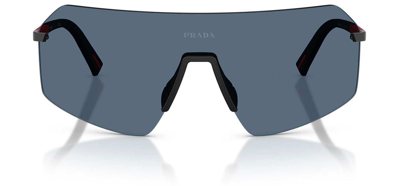 Prada Linea Rossa PS B50S Sunglasses - Black / Dark Blue